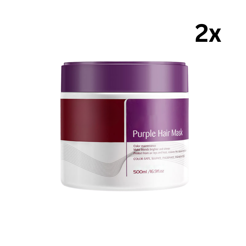 Paars Keratine Haarmasker – Toning & Herstel