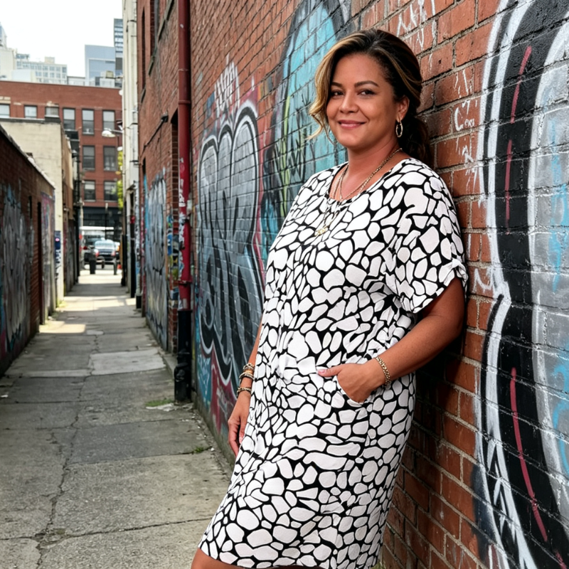 Amara™ Comfortabele Casual Mini-jurk