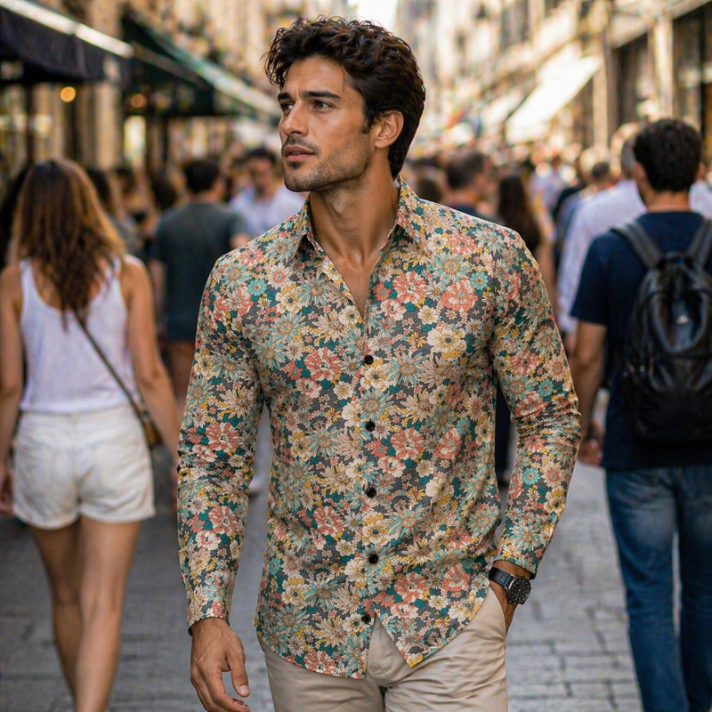 Brisa™ Top met Bloemenmouwen