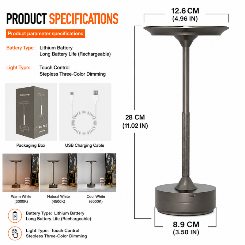 Lumina™ Elegante Touch Nachtlamp