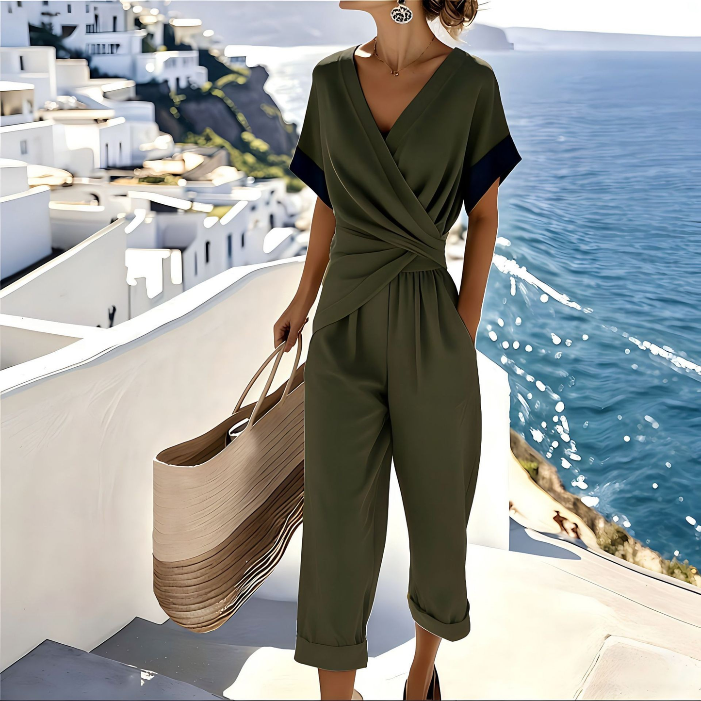 Duétto™ Elegante Dames Set met Top en Broek