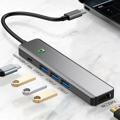 Voltique™ 5-in-1 USB-C Adapter