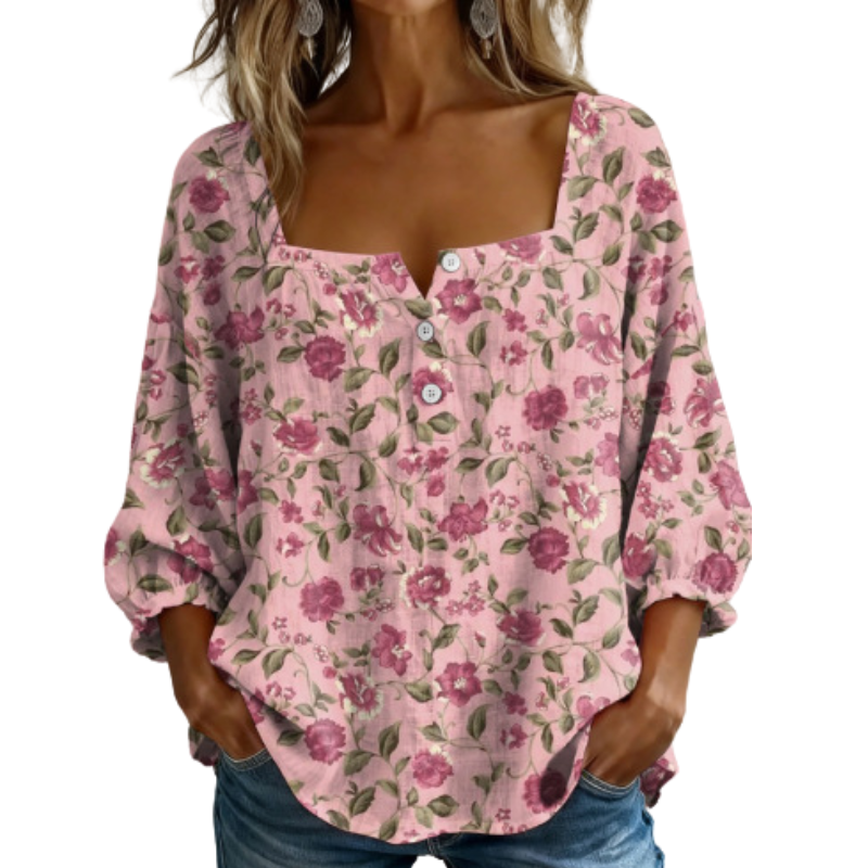 Brisa™ Strakke Top met Vierkante Hals