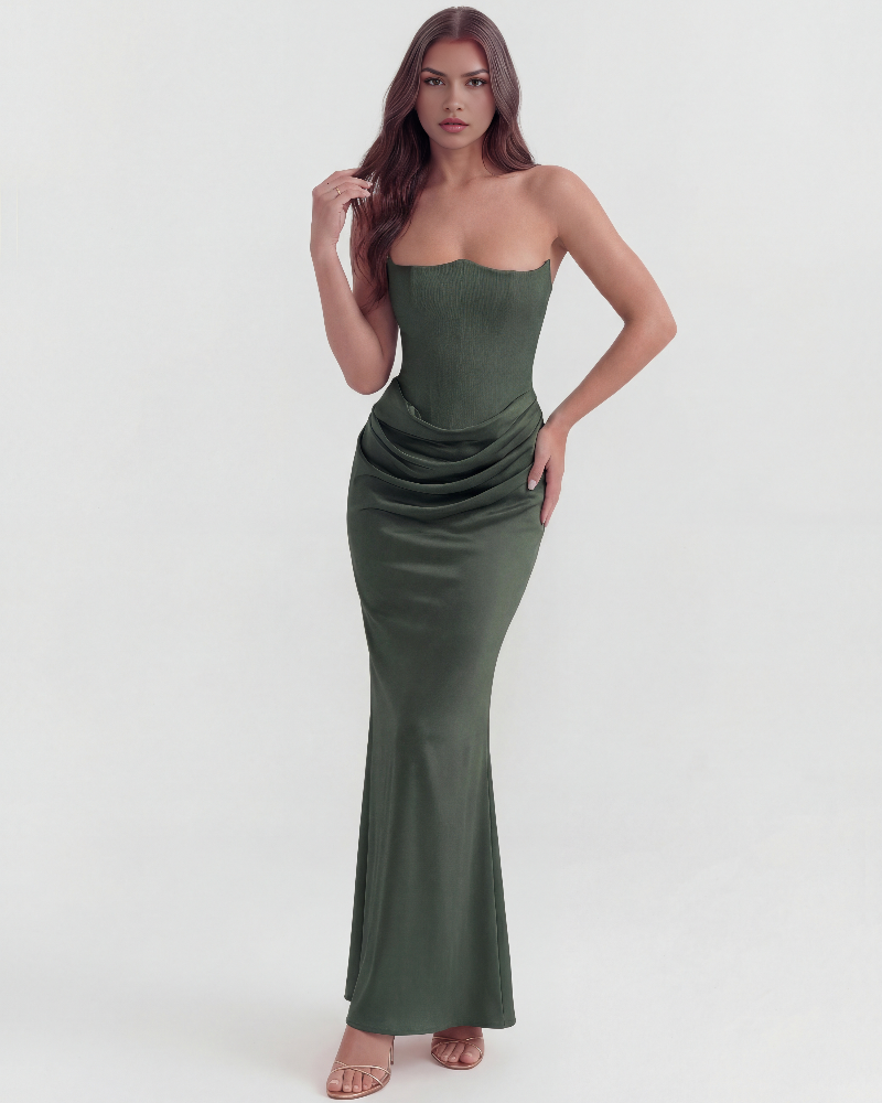 Amara™ Luxe Fluwelen Jurk