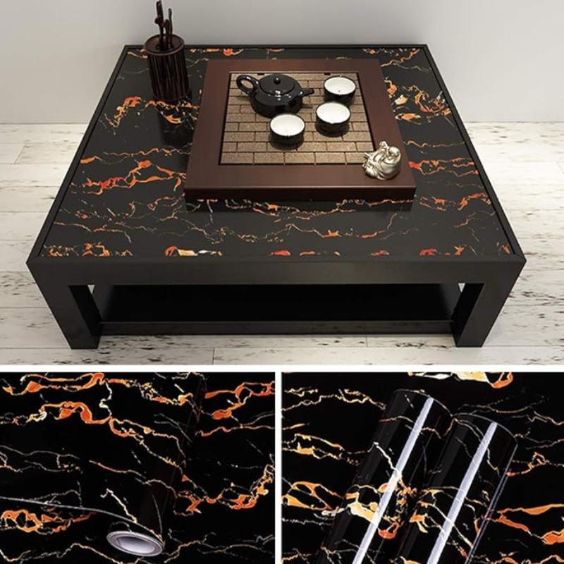 Zelfklevende Marmerfolie – Decoratieve Meubelfolie
