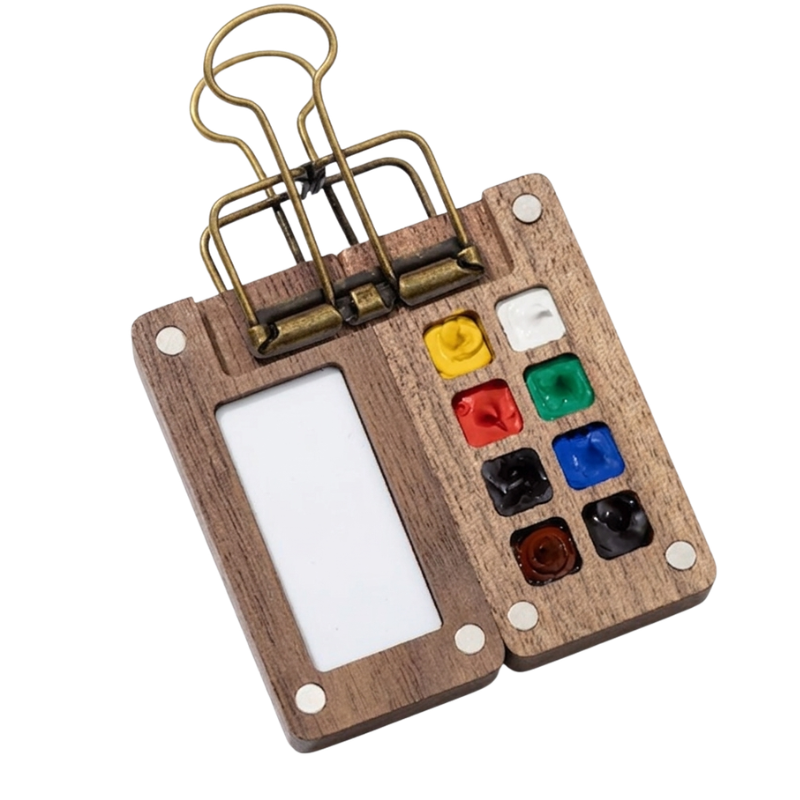 Speelo™ Draagbare Houten Verfpalet-Doos