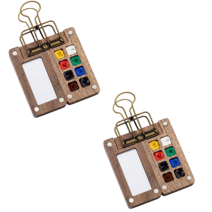 Speelo™ Draagbare Houten Verfpalet-Doos