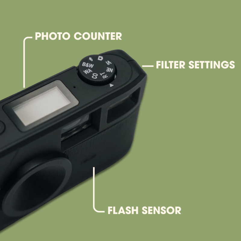 Voltique™ Retro Draagbare Digitale Camera