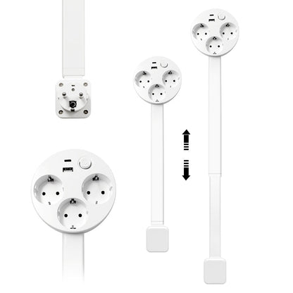 Voltique™ Verstelbare Verlengkabel met USB