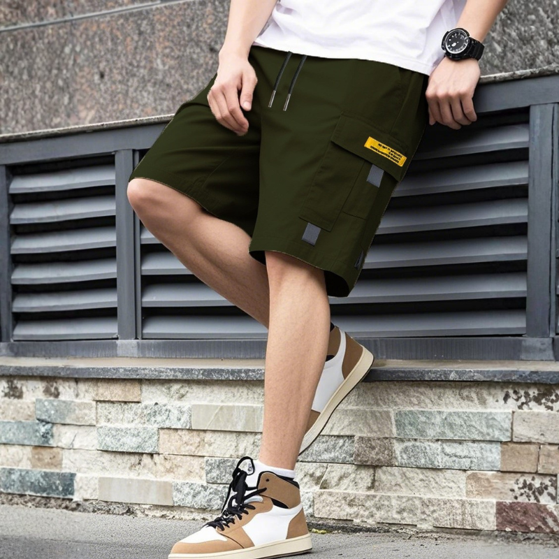 Théa™ Casual Cargo Shorts met Koord