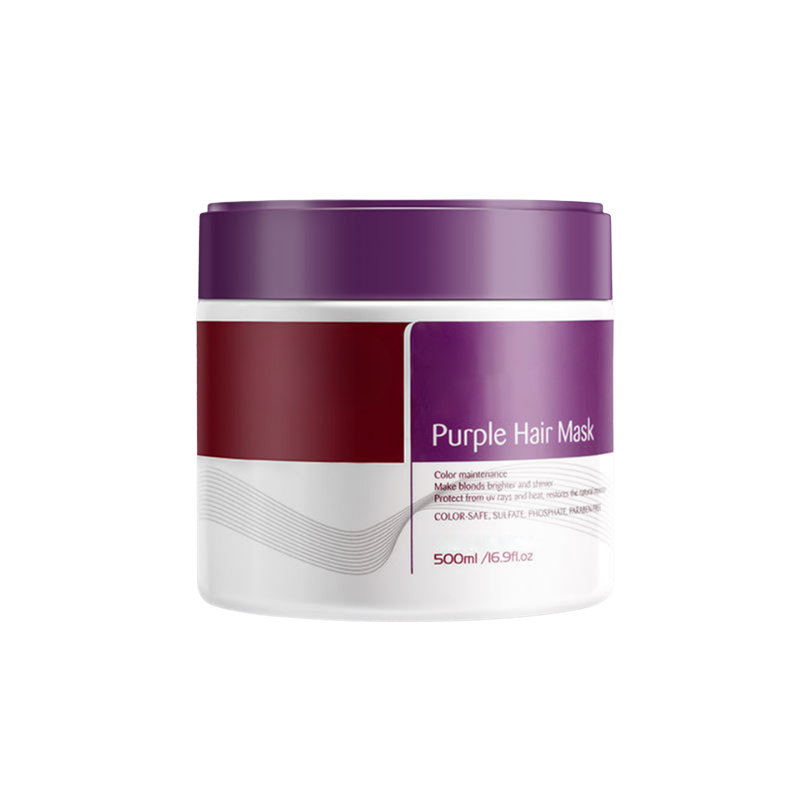 Paars Keratine Haarmasker – Toning & Herstel