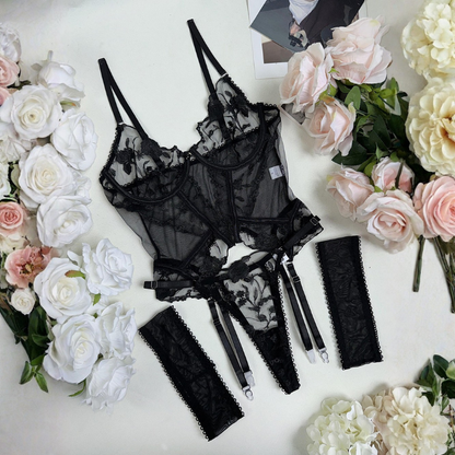 Luné™ Verfijnde Kanten Lingerieset
