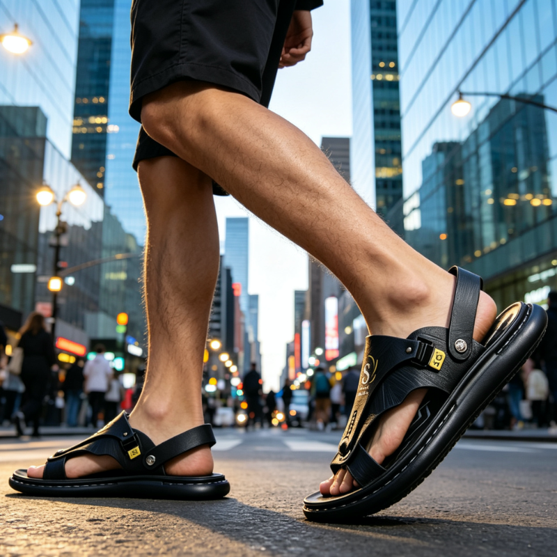 Stride™ Comfortabele Heren Sandalen