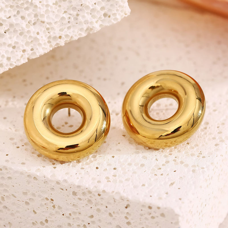 Jewelance™ Minimalistische Ronde Oorbellen