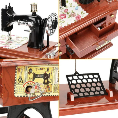 Belló™ Vintage Naaimachine Muziekdoos