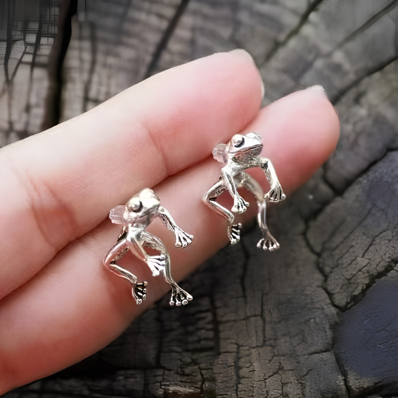 Jewelance™ Schattige Kikker Oorbellen