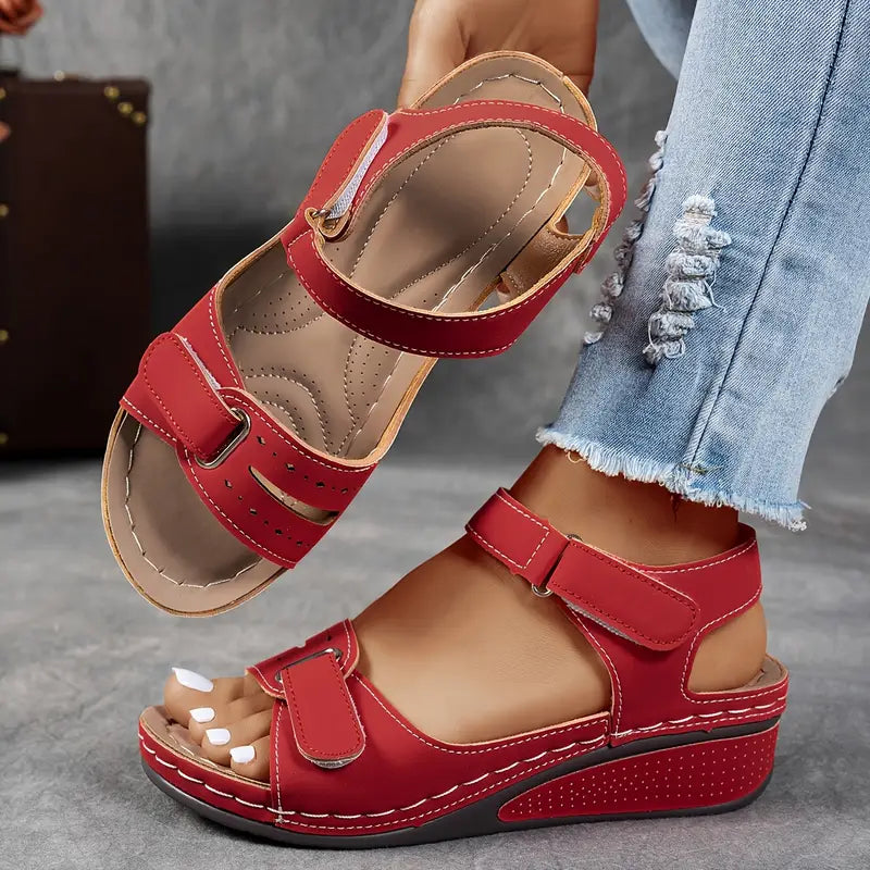 Nina | Orthopedische Sandalen met Wedge Hak