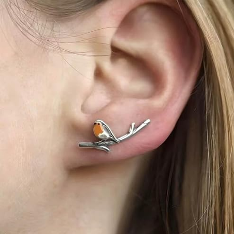 Jewelance™ Roodborstje Oorbellen