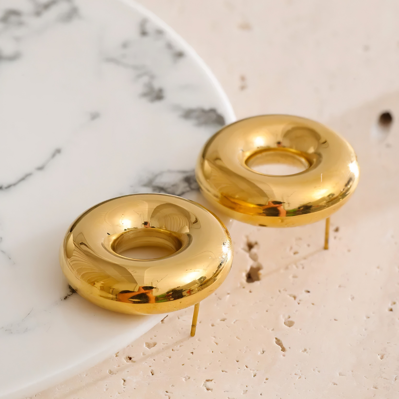 Jewelance™ Minimalistische Ronde Oorbellen