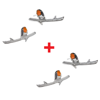 Jewelance™ Roodborstje Oorbellen