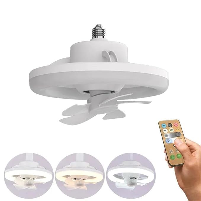 Lumina™ Plafondventilator met Lamp en Afstandsbediening