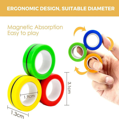 Magnetische Fidget Spinner Ring – Anti-Stress Speelgoed