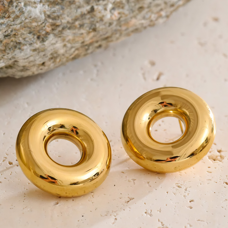 Jewelance™ Minimalistische Ronde Oorbellen