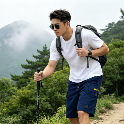 Théa™ Casual Cargo Shorts met Koord