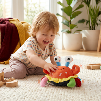 Speelo™ Interactieve Muzikale Krab Knuffel