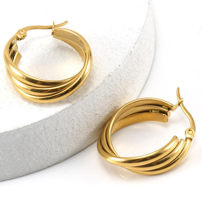 Jewelance™ Luxe Minimalistische Hoepeloorbellen