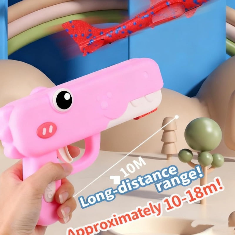 Speelo™ Dino Vliegtuig Launcher