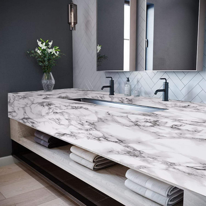 Zelfklevende Marmerfolie – Decoratieve Meubelfolie