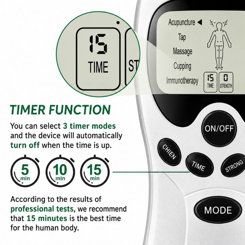 Pulsa™ Digitale Spierstimulator Massager