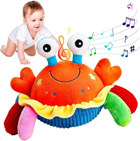 Speelo™ Interactieve Muzikale Krab Knuffel