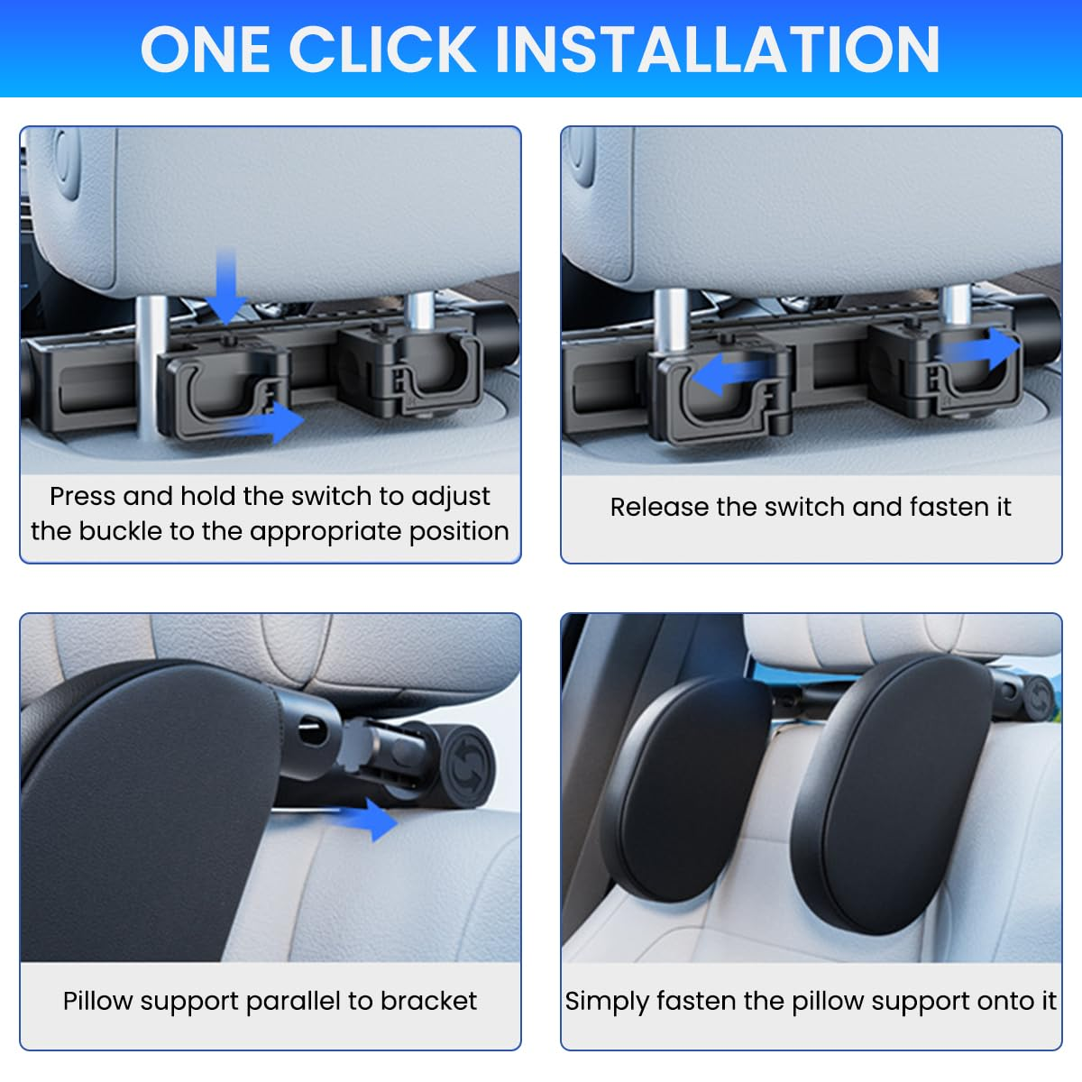 Drivo™ Ergonomisch Verstelbaar Autokussen