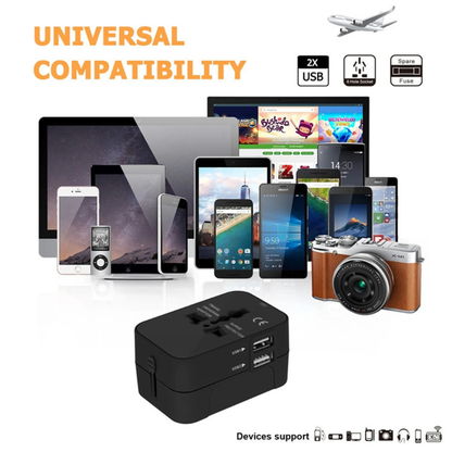 Voltique™ Compacte Reisadapter