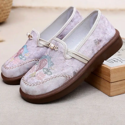 Geborduurde Loafers – Comfortabele Instapschoenen