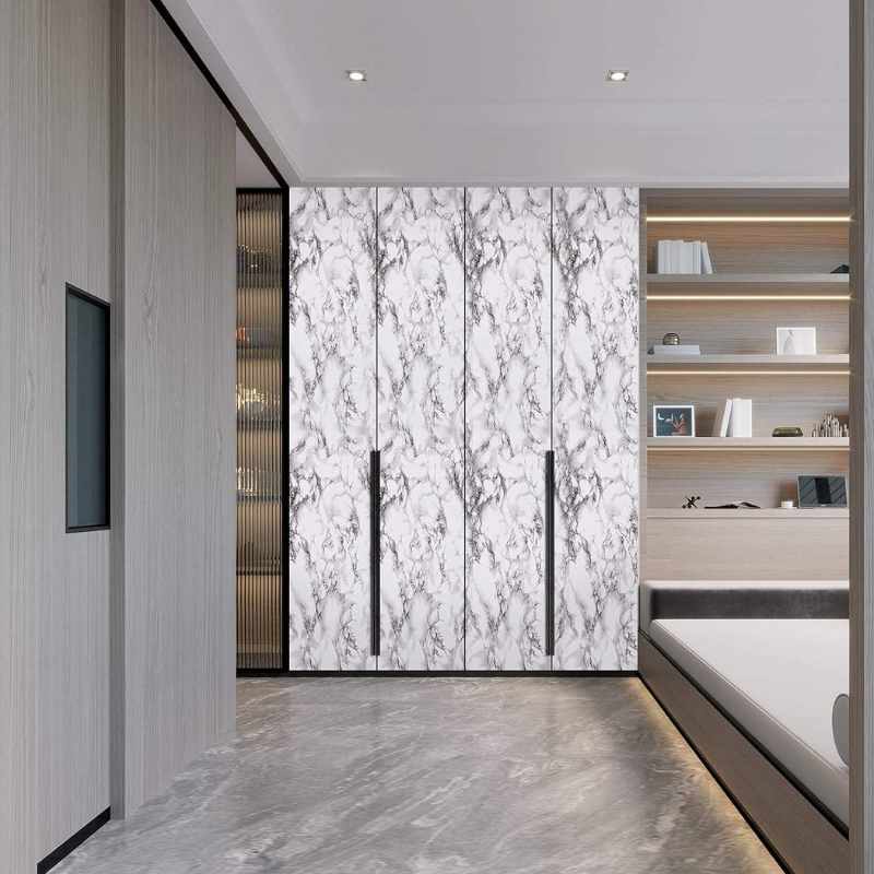Zelfklevende Marmerfolie – Decoratieve Meubelfolie
