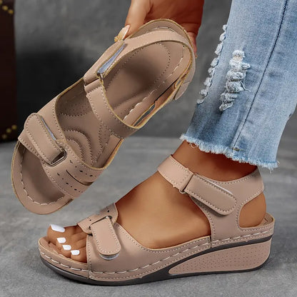Nina | Orthopedische Sandalen met Wedge Hak