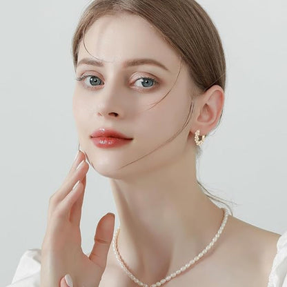 Jewelance™ Gedraaide Parel Hoepeloorbellen