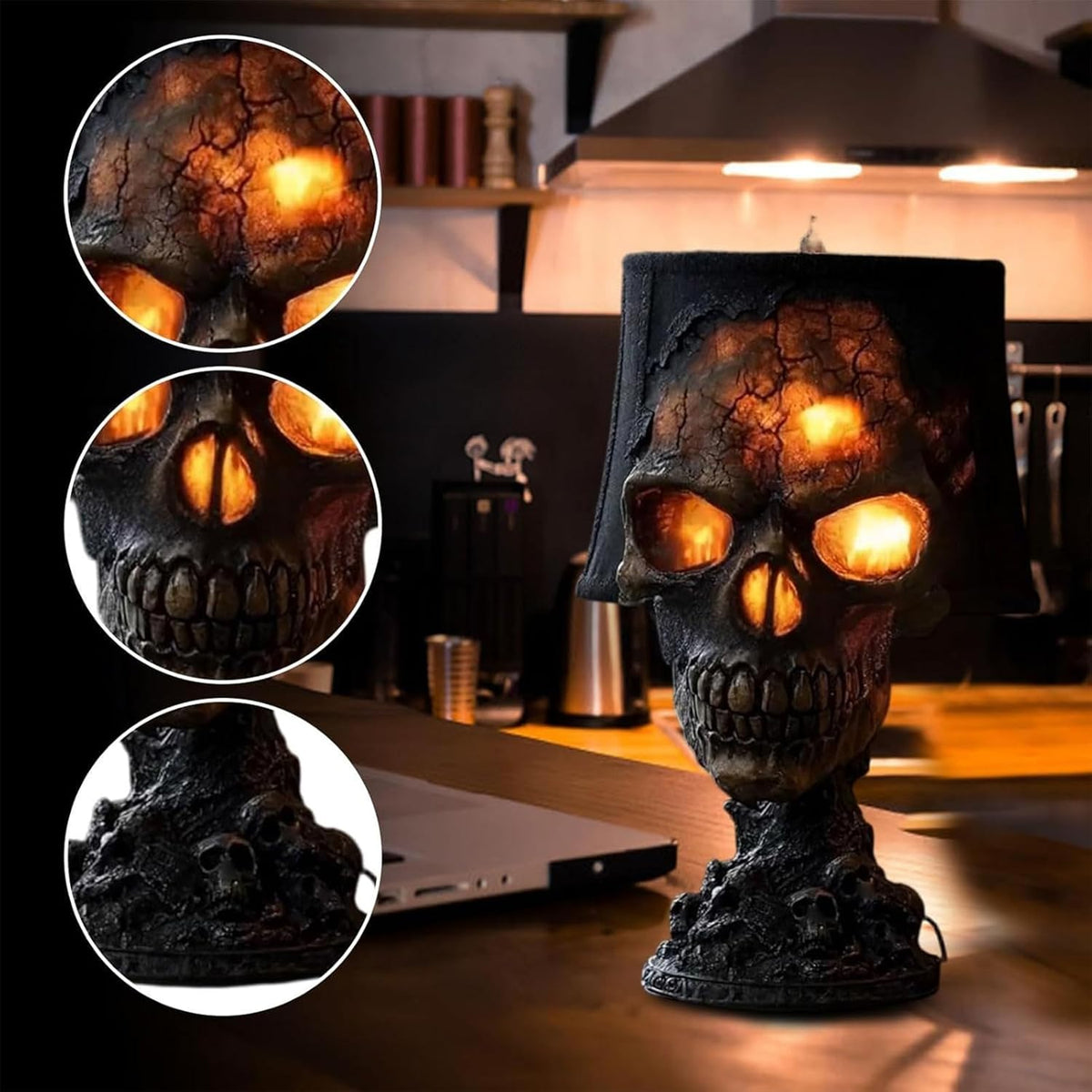 Lumina™ Gotische 3D Schedellamp