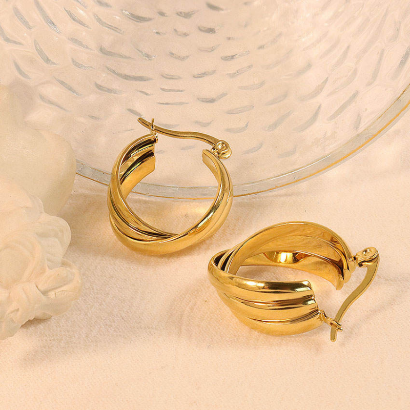 Jewelance™ Luxe Minimalistische Hoepeloorbellen