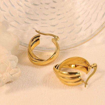 Jewelance™ Luxe Minimalistische Hoepeloorbellen