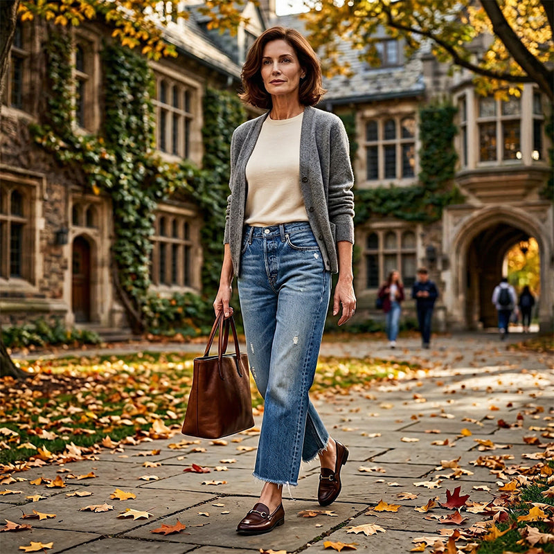Théa™ Dames Cropped Jeans