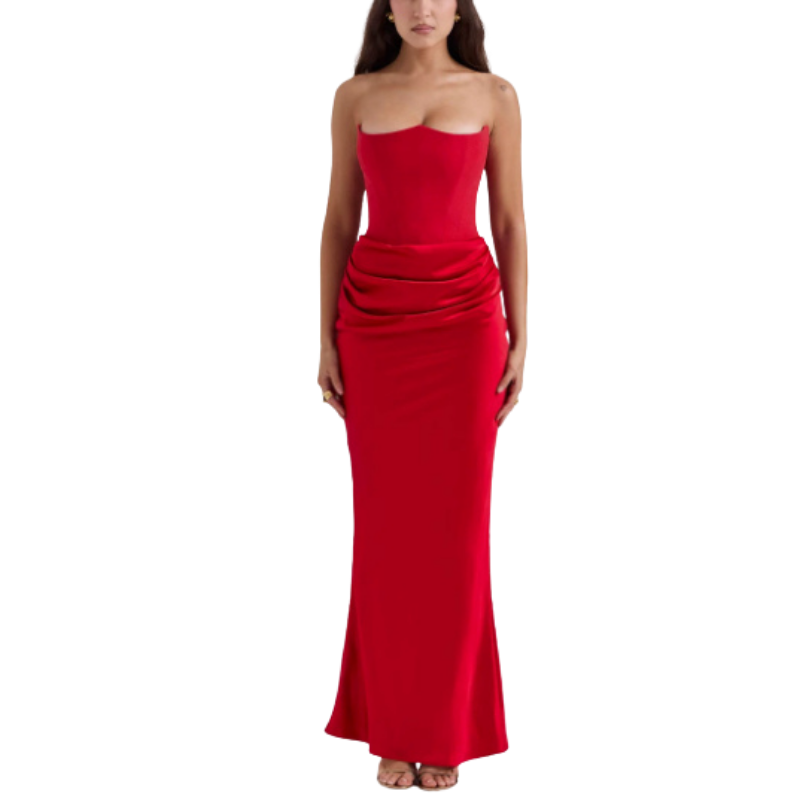 Amara™ Luxe Fluwelen Jurk