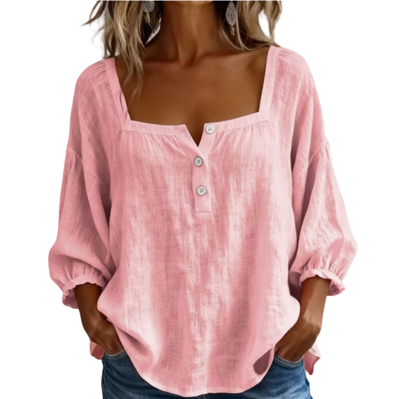 Brisa™ Strakke Top met Vierkante Hals