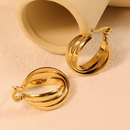 Jewelance™ Luxe Minimalistische Hoepeloorbellen
