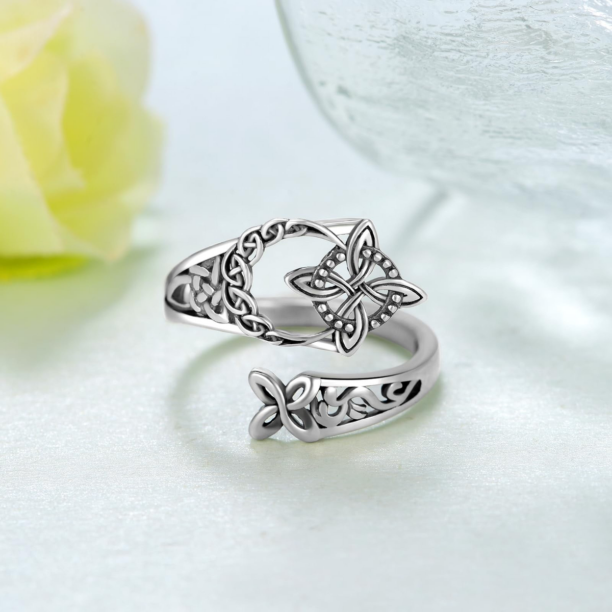 Jewelance™ Verstelbare Keltische Knoopring