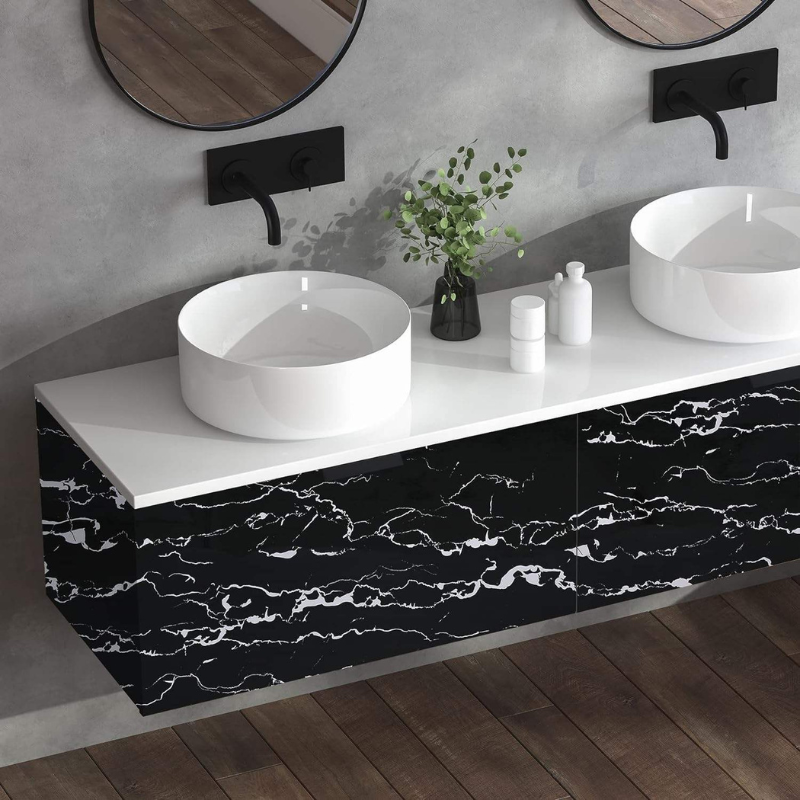 Zelfklevende Marmerfolie – Decoratieve Meubelfolie