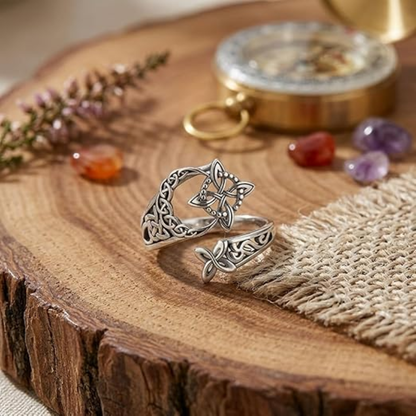 Jewelance™ Verstelbare Keltische Knoopring